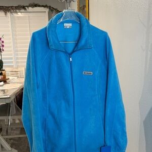 Columbia Vibrant Blue Full-Zip Fleece